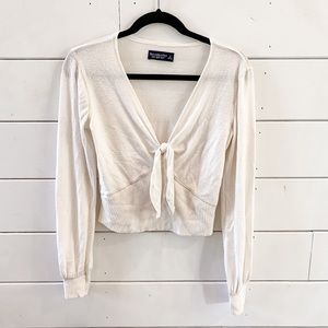 Abercrombie cropped sweater